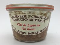 Paté de Lapin Vin Blanc 270gr Argoules