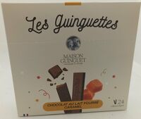 Guinguettes chocolats lait fourré caramel 