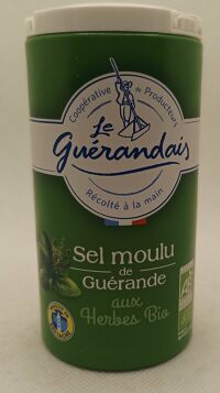 Sel moulu de Guérande aux herbes bio 125gr