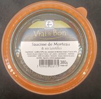 Saucisse Morteau & lentilles 380Gr Vl 