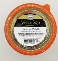 Curry de volaille et céréales 380Gr Vl 