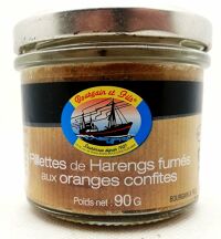 Rillettes de Harengs fumés aux oranges confites 90gr