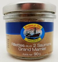 Rillettes aux 2 saumons Grand Marnier 90Gr