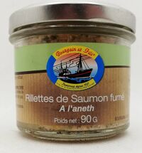 Rillettes de saumon fumé à l'aneth 90Gr