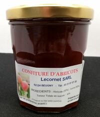 Confiture Abricots 320gr Lecornet 