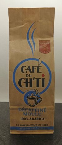 Café du ch'ti décaféiné moulu 250gr