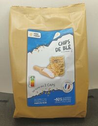 Chips de blé Sel fumé des 2 CAPS 90GR