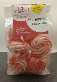 Meringues au Coquelicot 45g