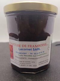 Confiture de Framboises 320gr Lecornet 