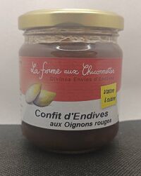 Confit d'Endives aux oignons rouge 210g