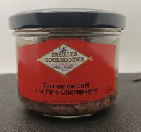 Terrine cerf champagne 180gr Treilles