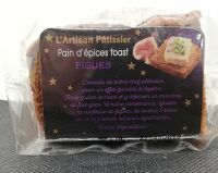 Pain d'épices aux figues toast 6 tranches 60gr