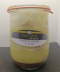 Confit Canard 2 Cuisses 800g Vl