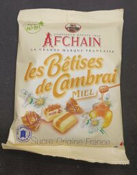 Bêtise Cambrai miel 150g Afchain