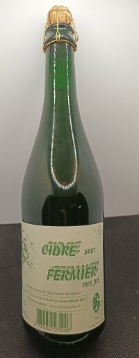 Cidre Fermier Brut Bio 75cl