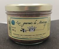 Terrine canard poivre vert 180gr  Noreni