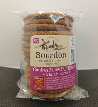 Gaufres Fines chicorée 150gr Bourdon 