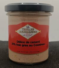 Délice canard au cointreau 125g treilles