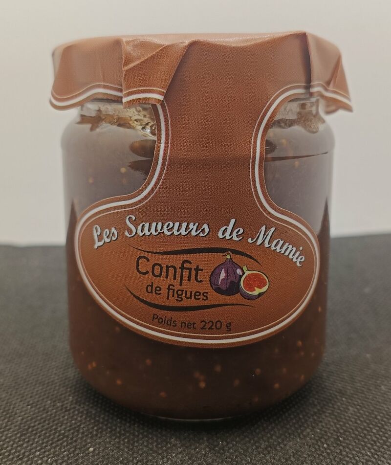 Confit de figues au thym - 100g - Boutique-Lucullus