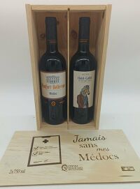 Coffret Médoc 2x75cl 