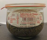 Salicornes au Vinaigre 450g Argoules 