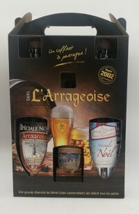 Coffret Arrageoise Noël 2x75cl+1x33cl