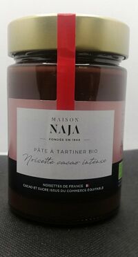 Pâte à tartiner noisette cacao intense 360grs