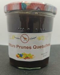 Confiture Prunes Quetsches 340g Rossignol