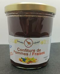 Confiture Pommes/Fraises 340g Rossignol 