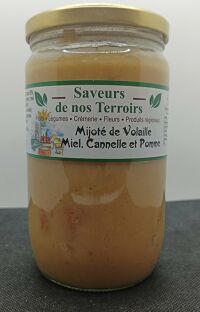 Mijoté Volaille Miel, Cannelle, pomme 600g Cs