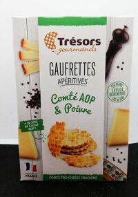 Gaufrettes apéritives comté AOP  & poivre 60g