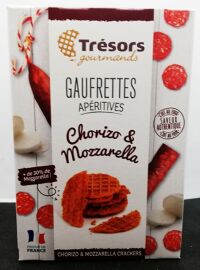 Gaufrettes apéritives Chorizo & Mozzarella 60g