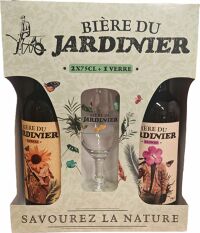 Coffret du Jardinier 2X75CL + 1verre 
