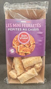 Mini feuilletés cassis 75g BV