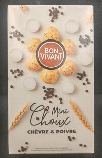 Mini choux chèvre et poivre 60g BV