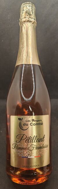 Pétillant pomme Framboise 75cl Comté